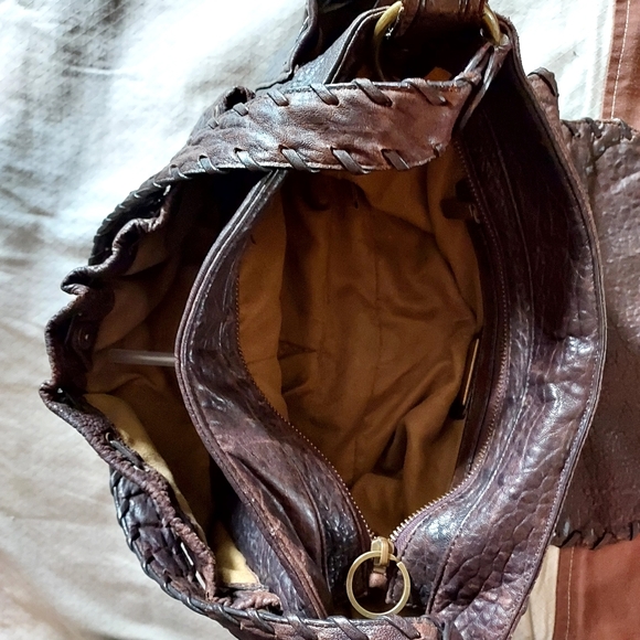 KOOBA BROWN LEATHER SHOULDER BAG - Picture 7 of 14